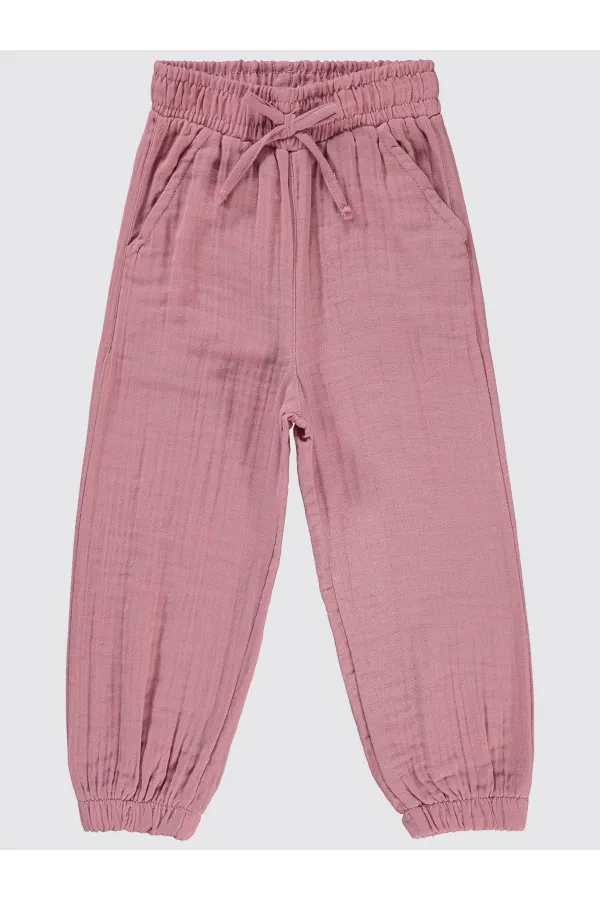 Girl Trousers 2-5 Years Old Dusty Rose - Package