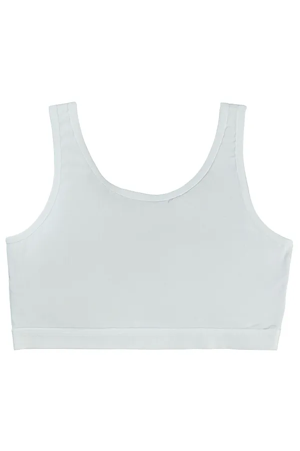 Kız Çocuk Büstiyer 10-13 Yaş Beyaz - Paket