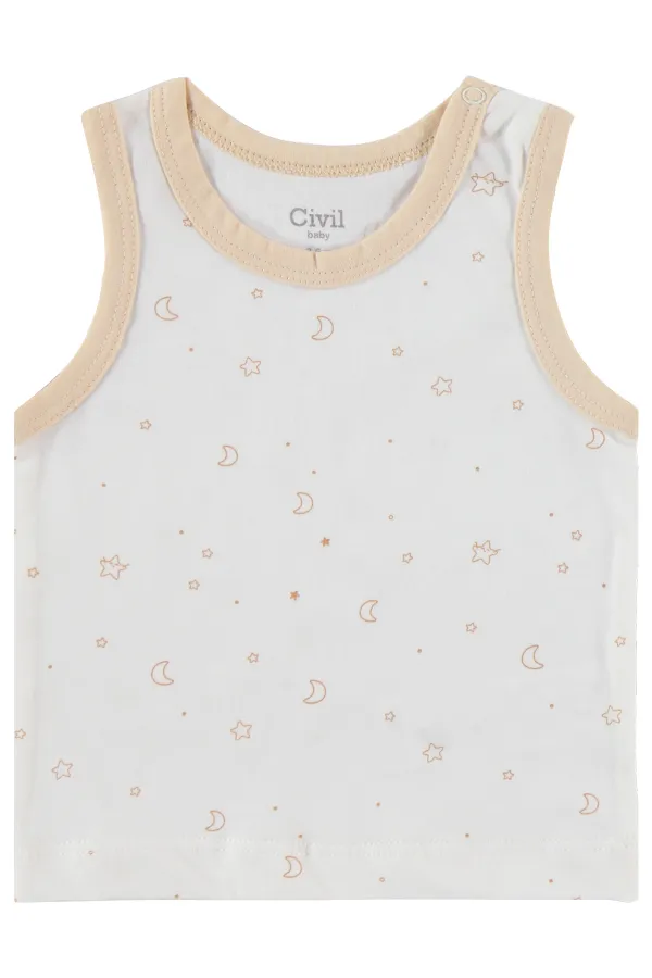 Bebek Takım 0-24 Ay Ekru-Taba - Paket