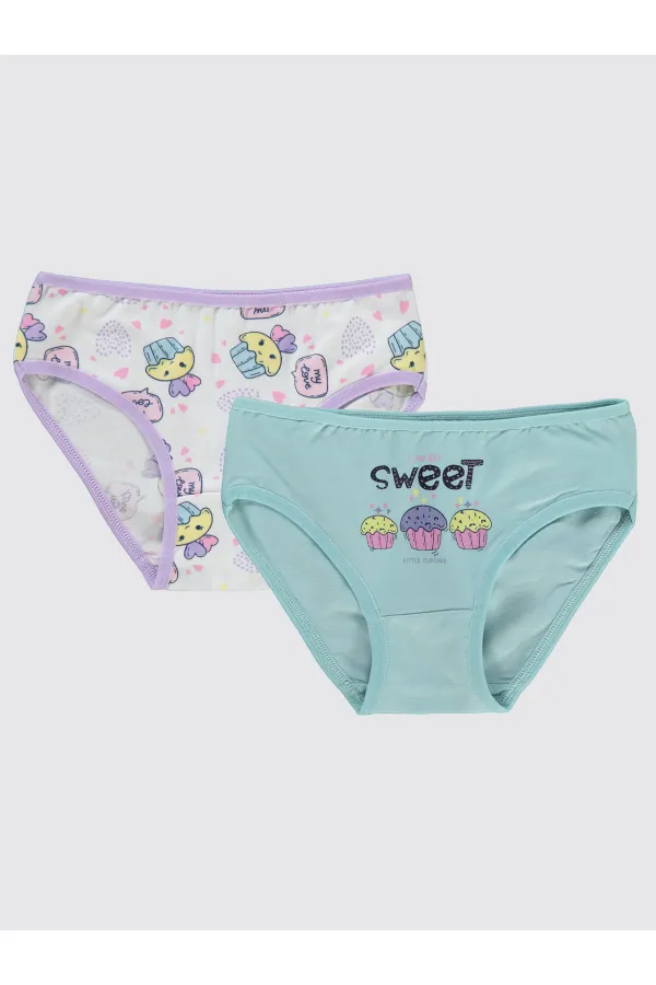 Kız Çocuk İç Çamaşır 2-9 Yaş Standart - Paket Civil