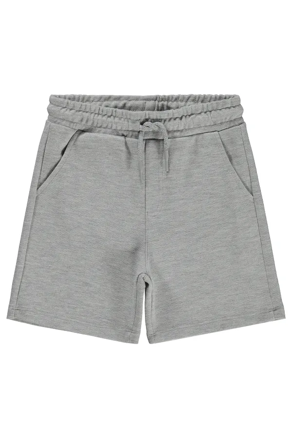 Boys' Capri Pants, Ages 10-13, Grey Melange - Pack