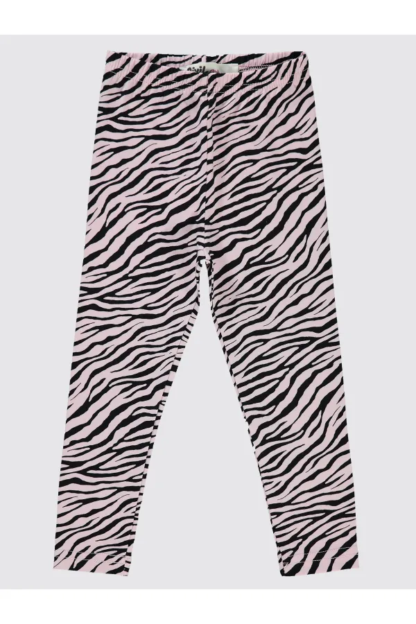 Kız Çocuk Tayt 2-5 Yaş Pembe - Paket