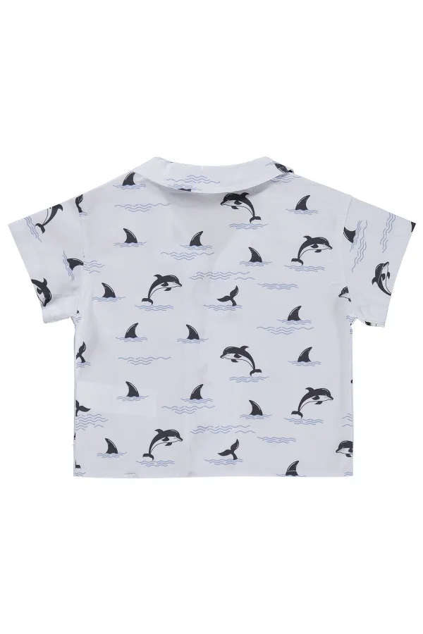 Bebek Gömlek 0-24 Ay Beyaz - Paket