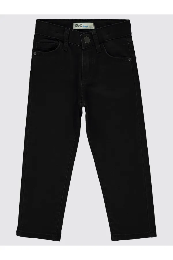 Pantalon noir pour garçon de 2 à 5 ans - Lot