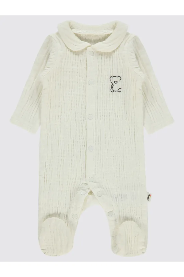 Bebek Tulum 0-24 Ay Ekru - Paket