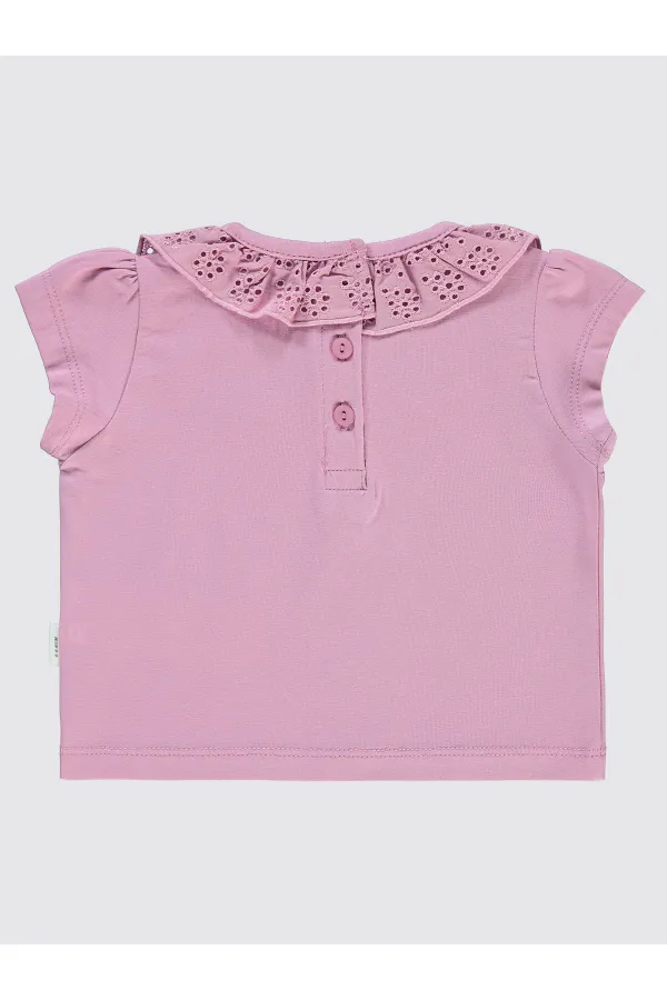 Bebek Tişört 6-18 Ay Lila - Paket