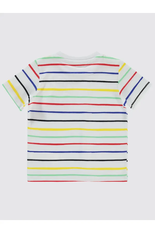 Boy T-Shirt 2-5 Years White - Pack