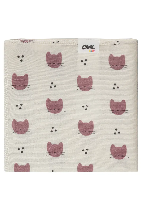 Ensemble couverture et lange pour bébé 0-24 mois, écru - Emballage