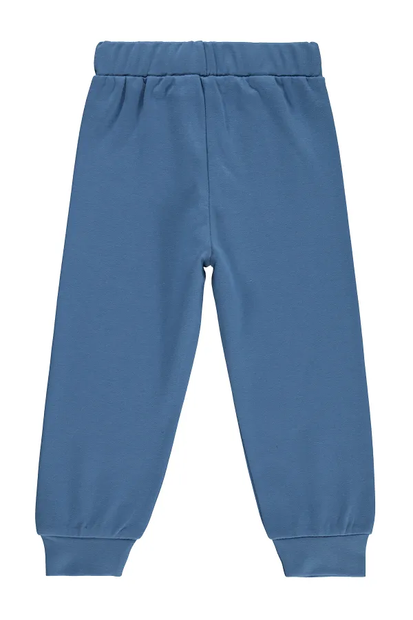 Erkek Çocuk Eşofman Altı Km 2-5 Yaş İndigo - Paket