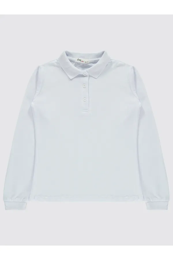 Sweat-shirt blanc pour fille de 10 à 13 ans - Emballage