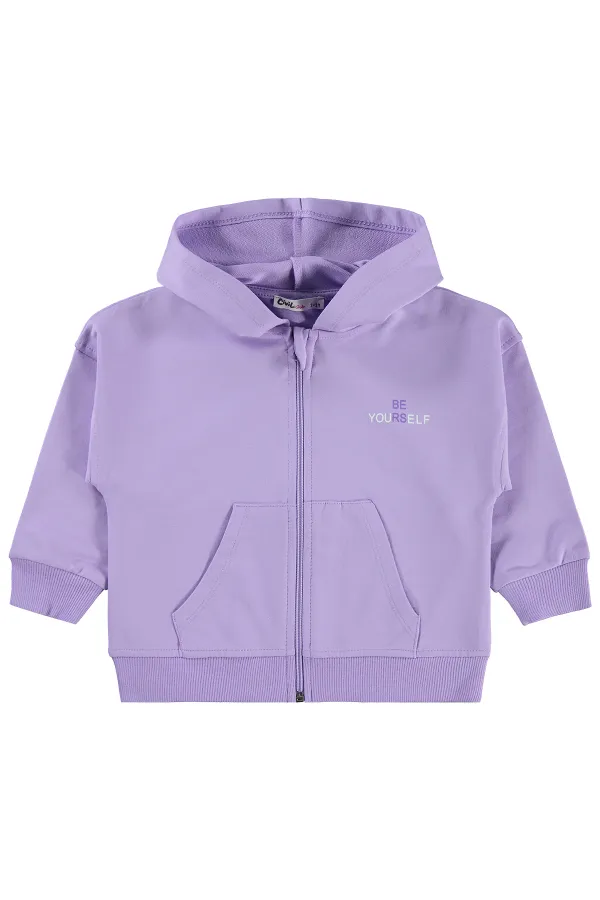 Gilet pour fille, 2-5 ans, lilas foncé - Lot