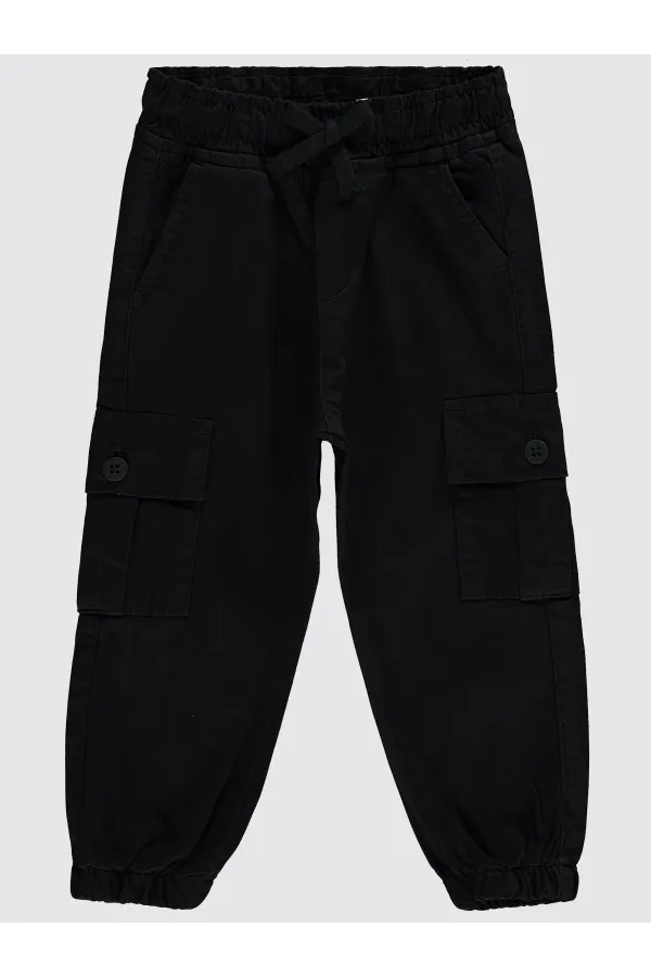 Boy's Trousers 2-5 Years Old Black - Pack