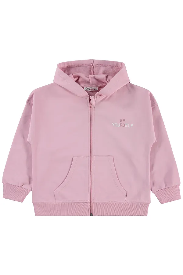 Gilet pour fille, 6-9 ans, rose foncé - Lot