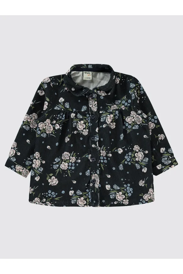 Bebek Gömlek 0-24 Ay Lacivert - Paket