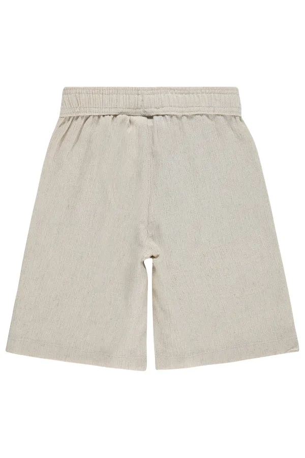 Pantalon Capri garçon, 10-13 ans, beige - Lot
