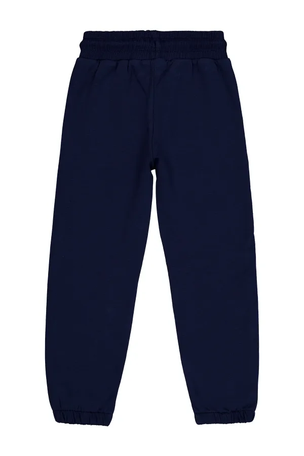 Bas de survêtement bleu marine pour filles de 2 à 5 ans - Lot