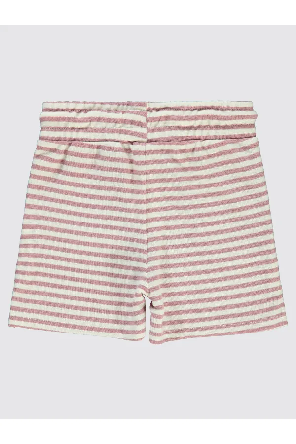 Short pour fille de 2 à 5 ans, couleur poudre foncée - Emballage