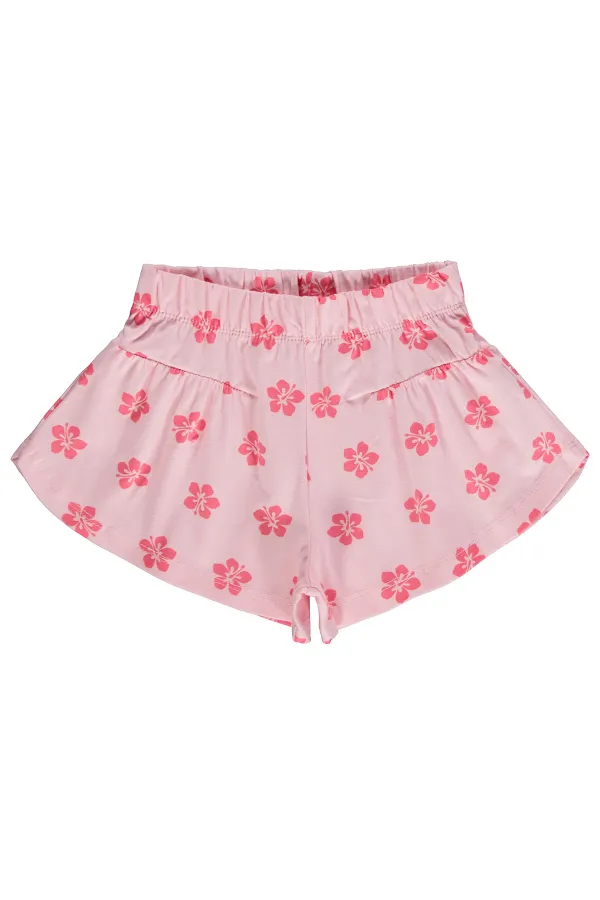 Kız Çocuk Şort 2-5 Yaş Pembe - Paket