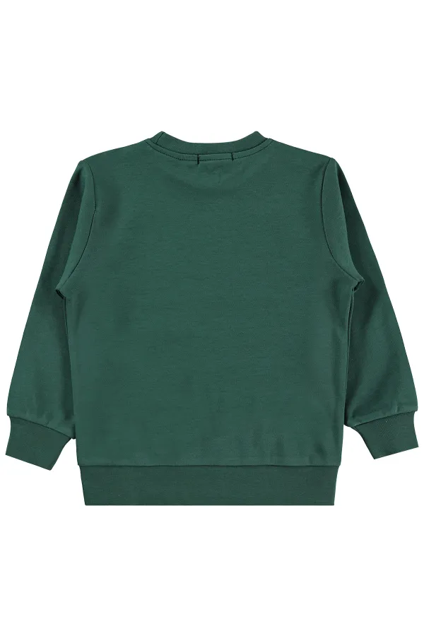 Boys' Sweatshirt Km 2-5 Years Pine Green - Package