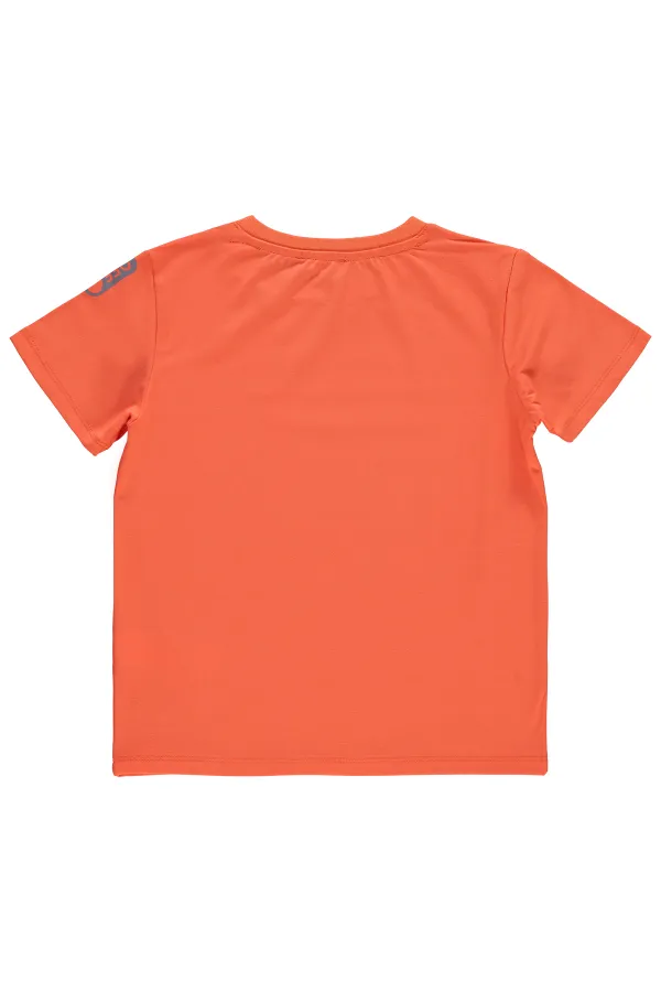 Boys T-Shirt 6-9 Years Orange - Package