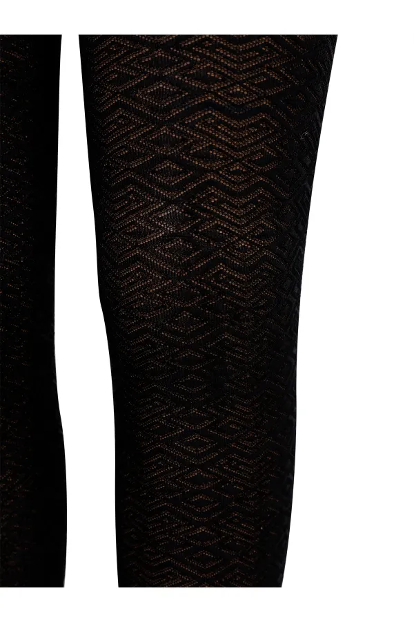 Kız Çocuk Külotlu Çorap 2-9 Yaş Siyah - Paket