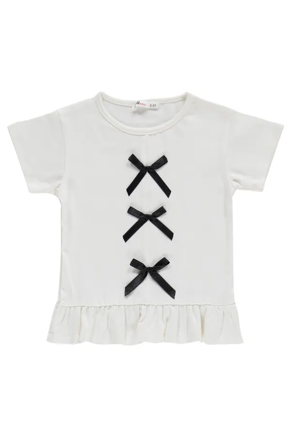 Girls' Outfit Set 2-5 Years Old, Off-Black - Package