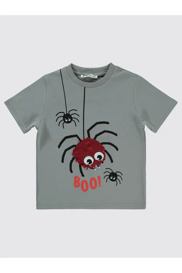 Boy T-Shirt 2-5 Years Old Dyed Gray - Pack
