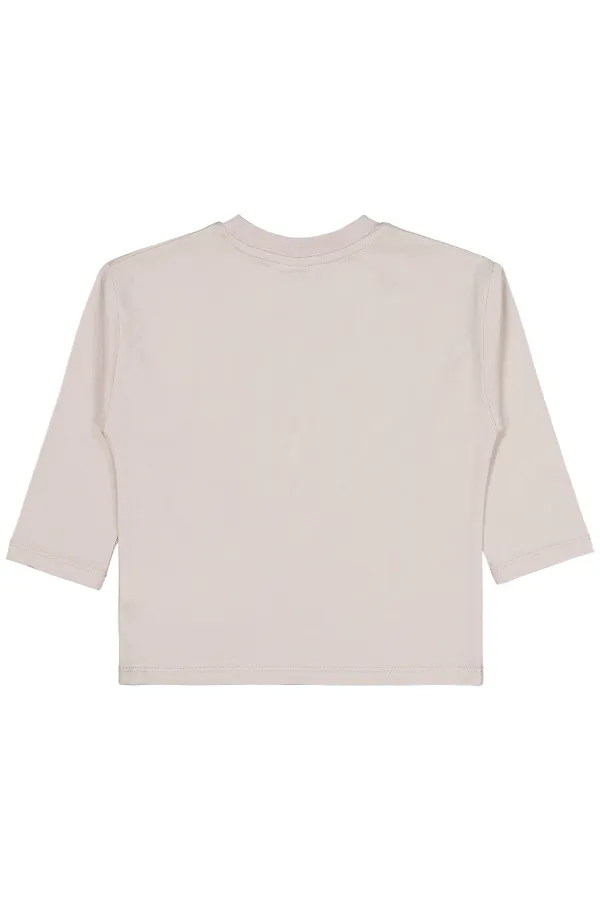 Erkek Çocuk Sweatshirt 2-5 Yaş Taş Rengi - Paket