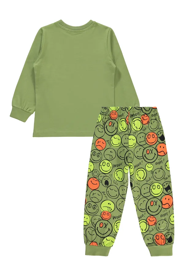 Boys Pajama Set 2-5 Years Old Khaki - Package