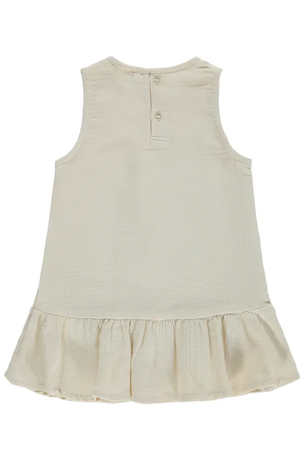 Combinaison et robe pour filles, 2-5 ans, ivoire - Emballage