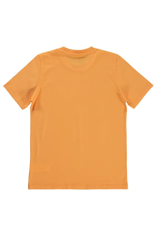 Erkek Çocuk Tişört 10-13 Yaş Turuncu - Paket