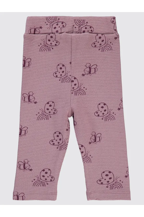Baby Tracksuit Bottoms 0-24 Months Lilac Lilac - Pack