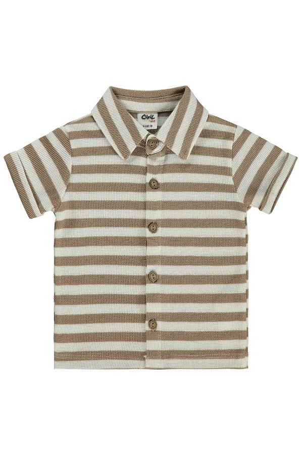 Baby Shirt 0-24 Months Brown - Pack Baby Shirt 0-24 Months Brown - Pack