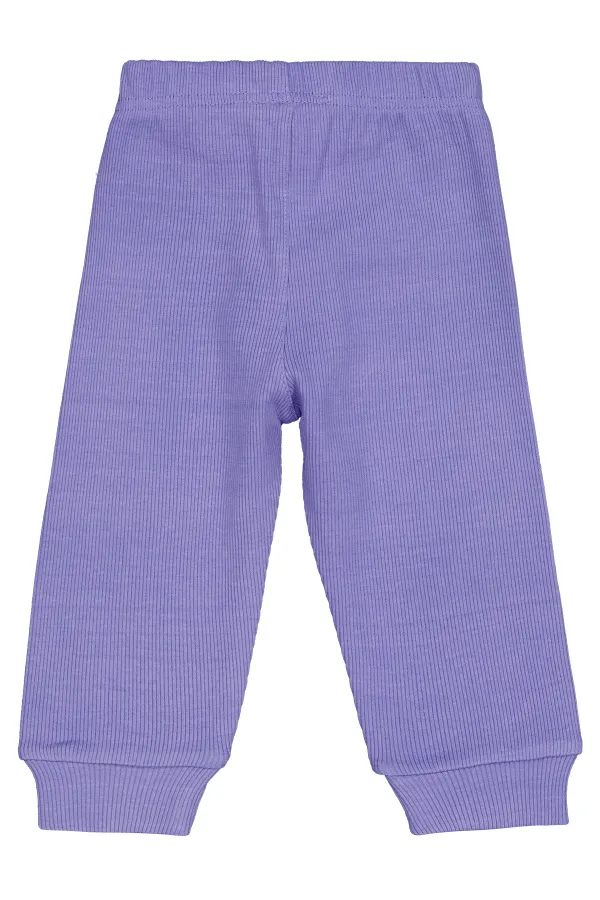 Combinaison bébé simple pour bébé de 0 à 24 mois, violette - Emballage