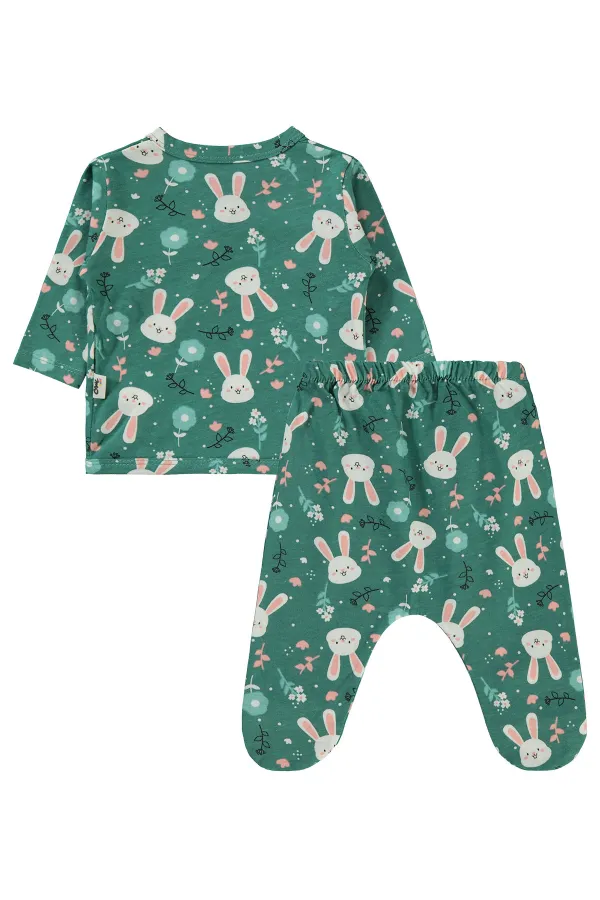 Baby Bodysuit Sets 0-24 Months Khaki - Package