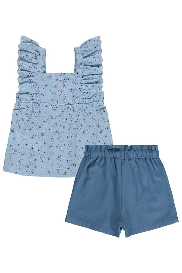Girls' Team Set 6-9 Years Dark Blue-Dark Indigo - Pack