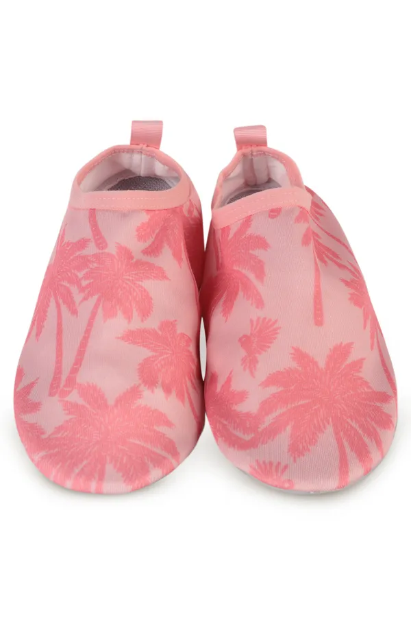 Girls' Beach Shoes, Sizes 31-35, Powder Pink - Pack