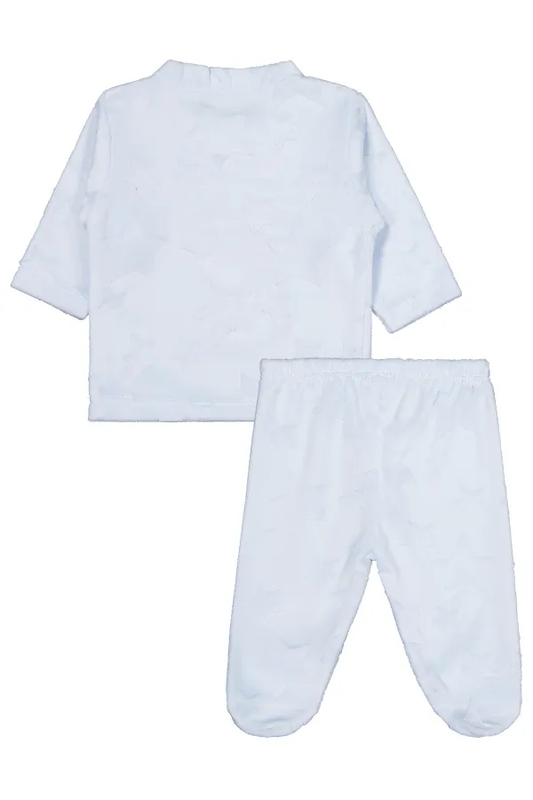 Baby Pajama Set 0-24 Months Blue - Package