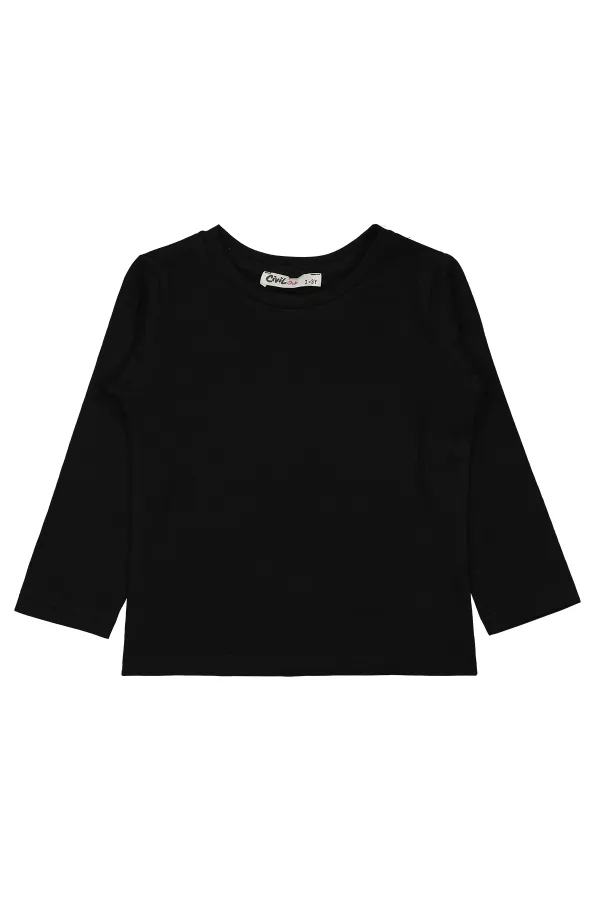Girl's Sweatshirt 2-5 Years Old Black - Pack