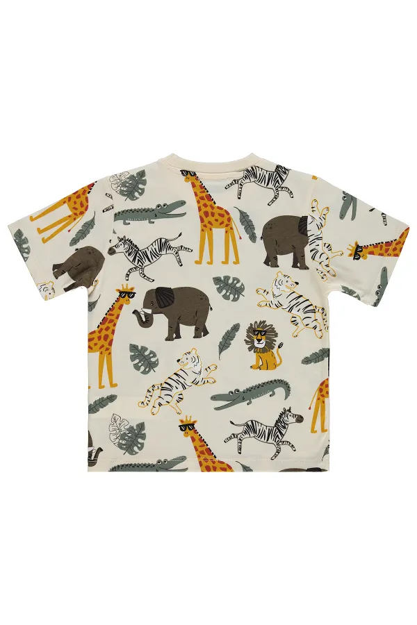 T-shirt garçon, 2-5 ans, blanc cassé - Lot T-shirt garçon, 2-5 ans, blanc cassé - Lot