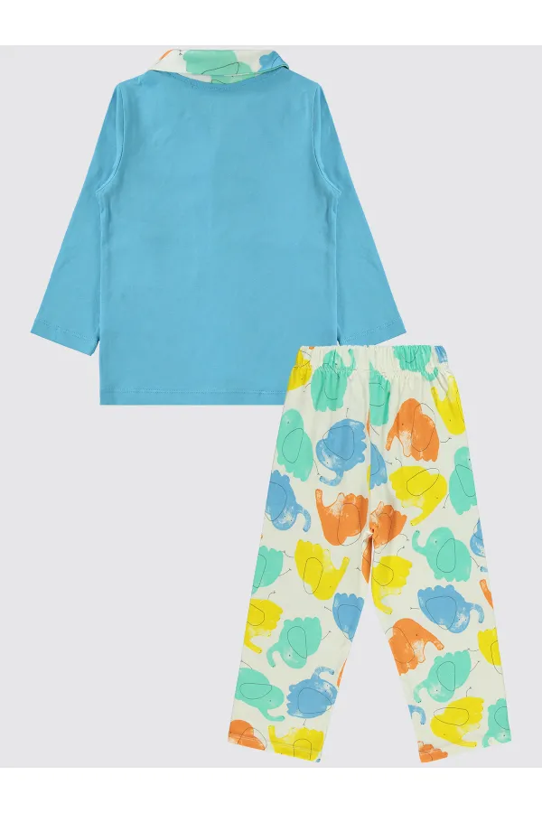 Boys Pajama Set 2-5 Years Blue - Package