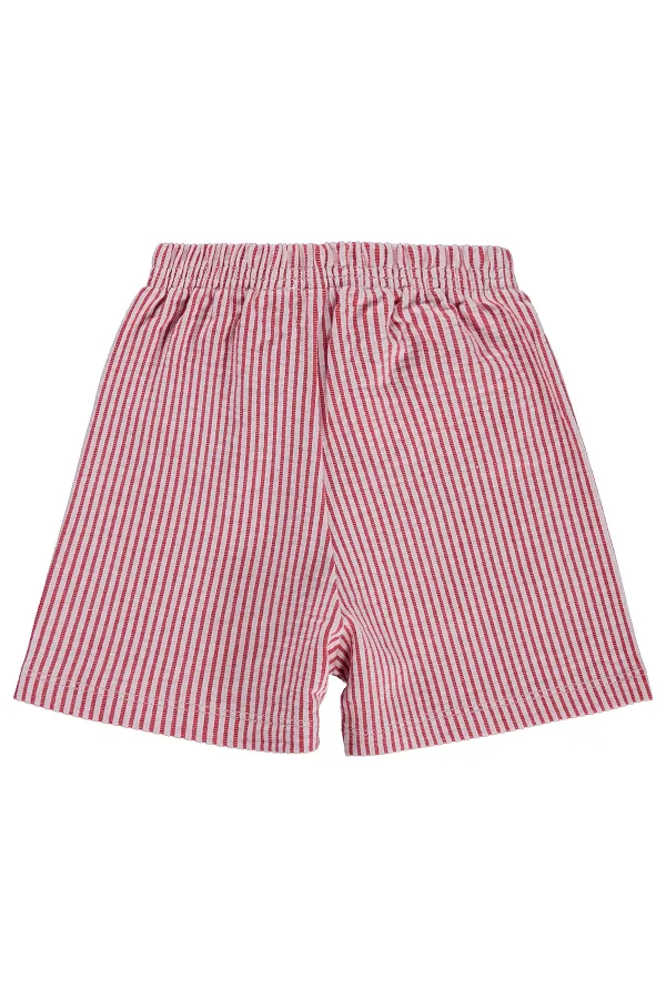 Short garçon, 2-5 ans, rouge - Lot
