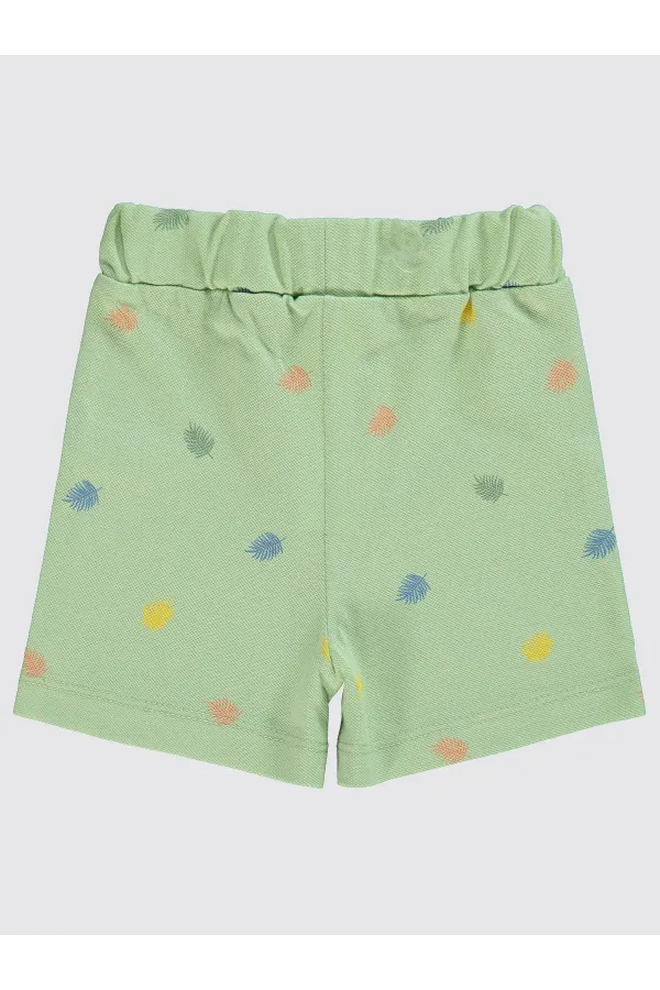 Baby Shorts 0-24 Months Soft Green - Pack