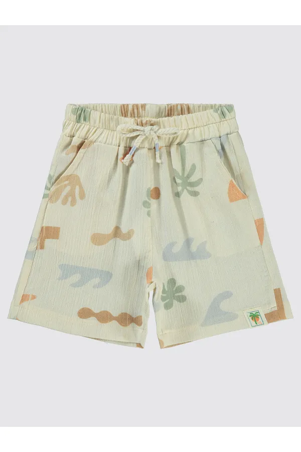 Erkek Çocuk Kapri 2-5 Yaş Bej - Paket