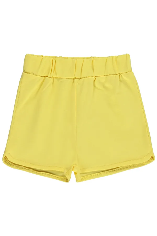 Bebek Şort Km 0-24 Ay Sarı - Paket