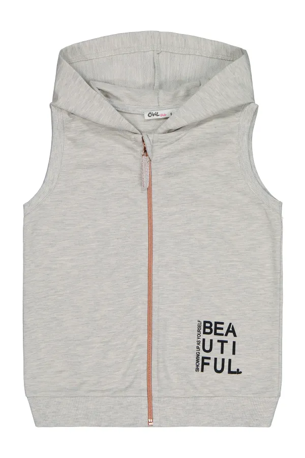 Kız Çocuk Yelek 6-9 Yaş Ekrumelanj - Paket