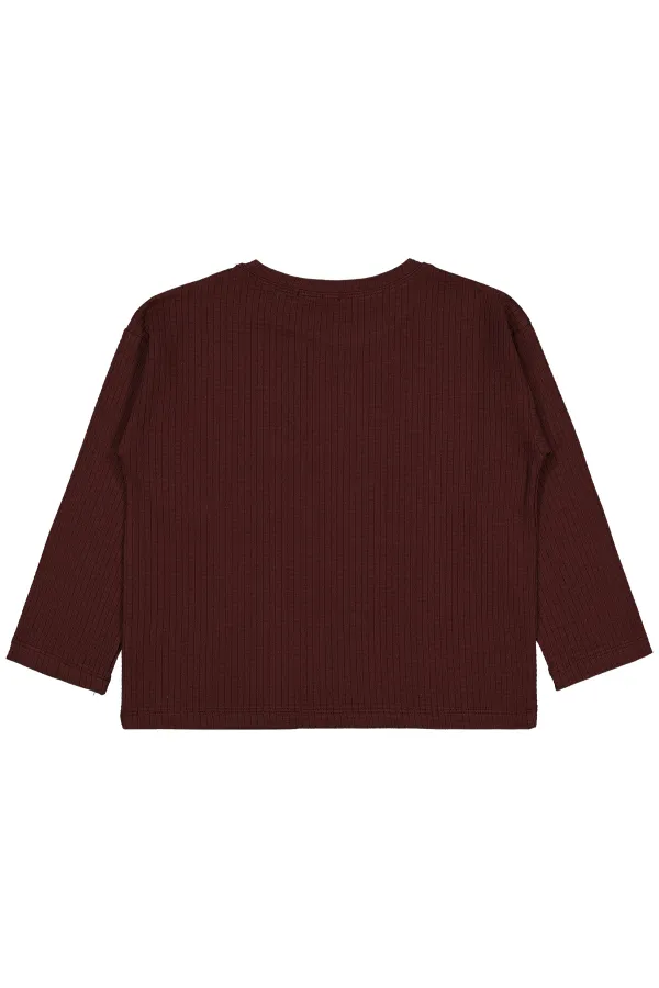 Boys Sweatshirt 10-13 Years Old Burgundy - Package