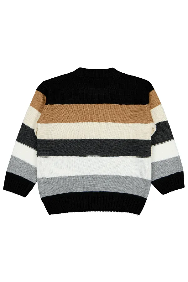 Erkek Çocuk Kazak 2-5 Yaş Antrasitmelanj - Paket