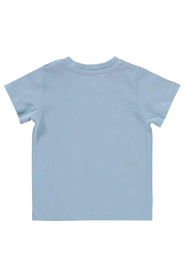 Baby T-Shirt Km 0-24 Months Blue - Package