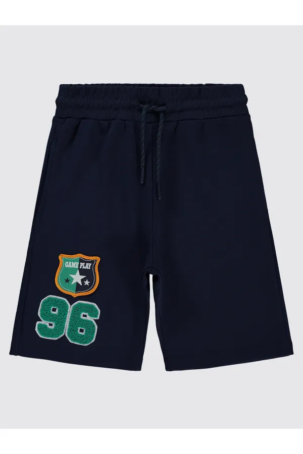 Capri garçon 6-9 ans bleu marine - Emballage